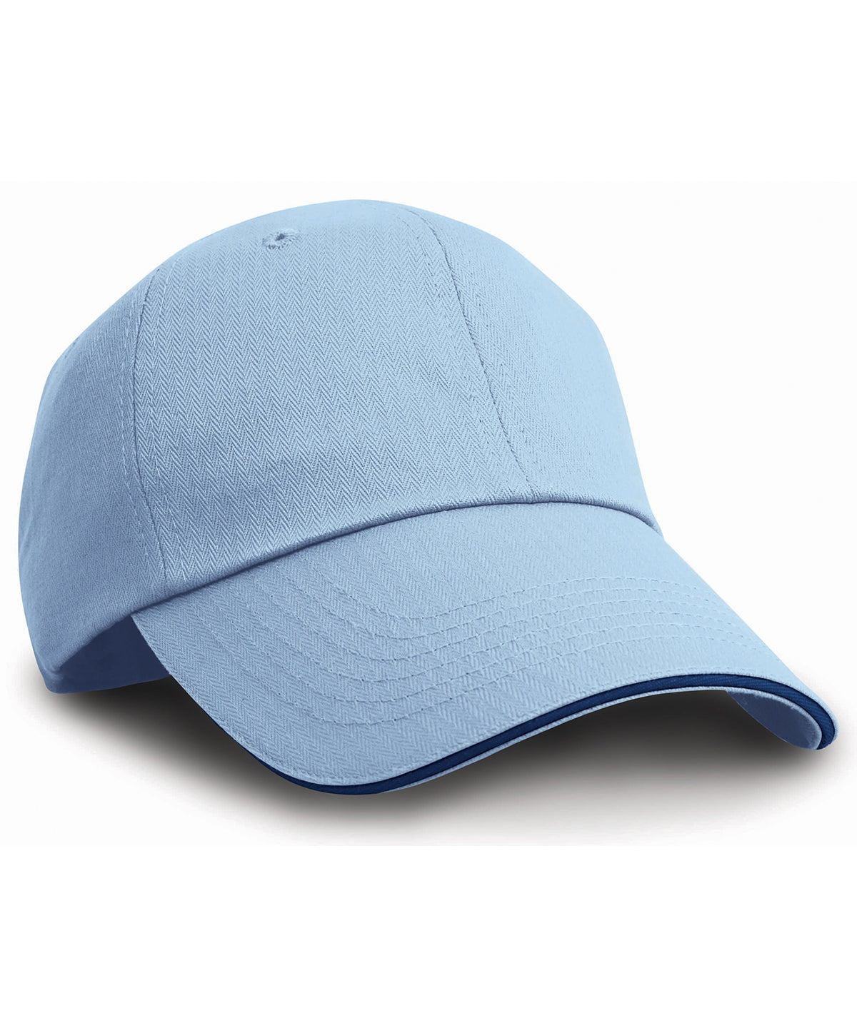 Result Herringbone cap with sandwich peak RC38X
