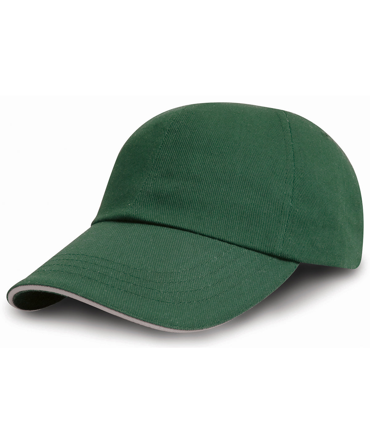 Result Brushed coton printers/embroiderers cap with sandwich peak RC50X