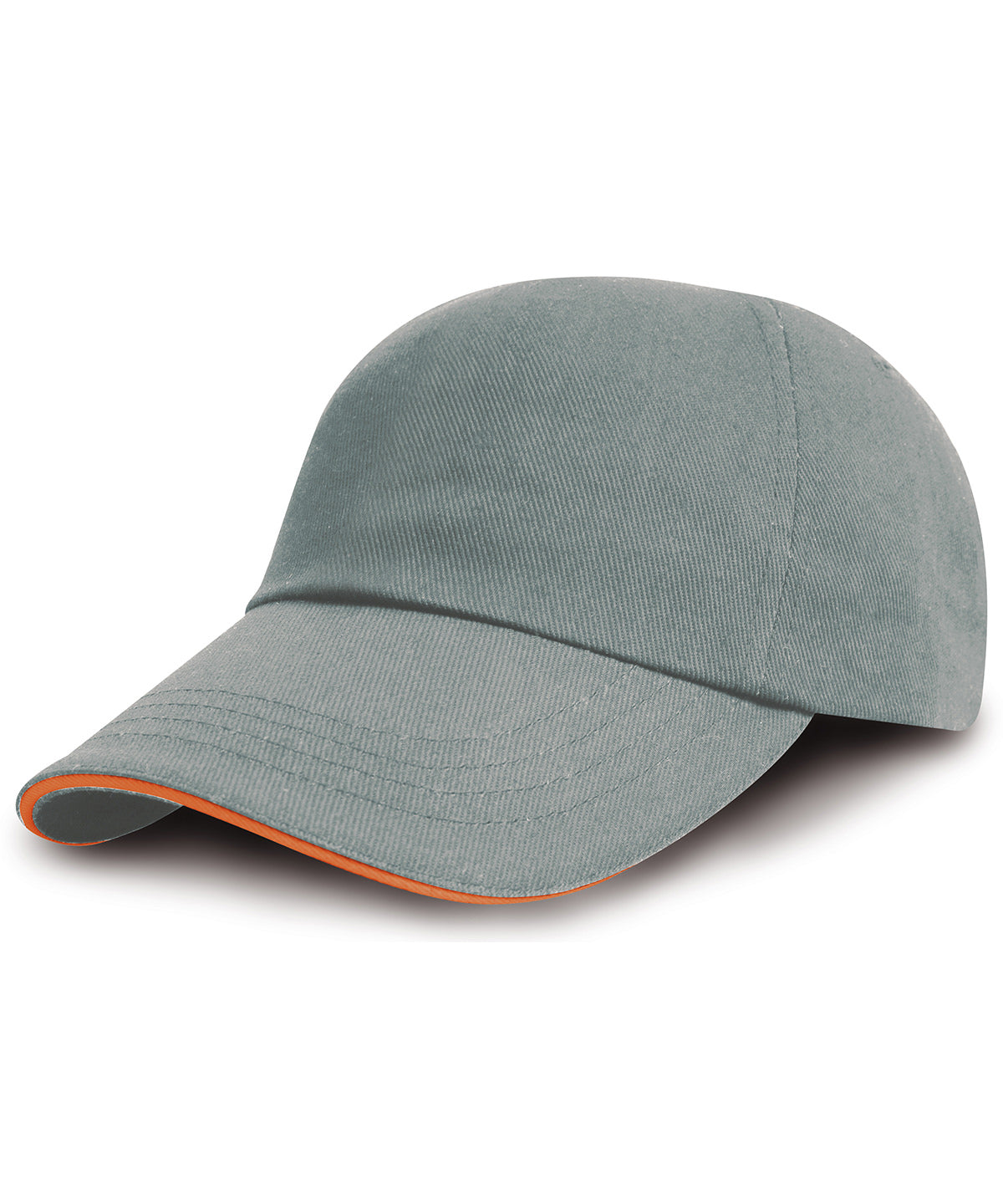 Result Brushed coton printers/embroiderers cap with sandwich peak RC50X