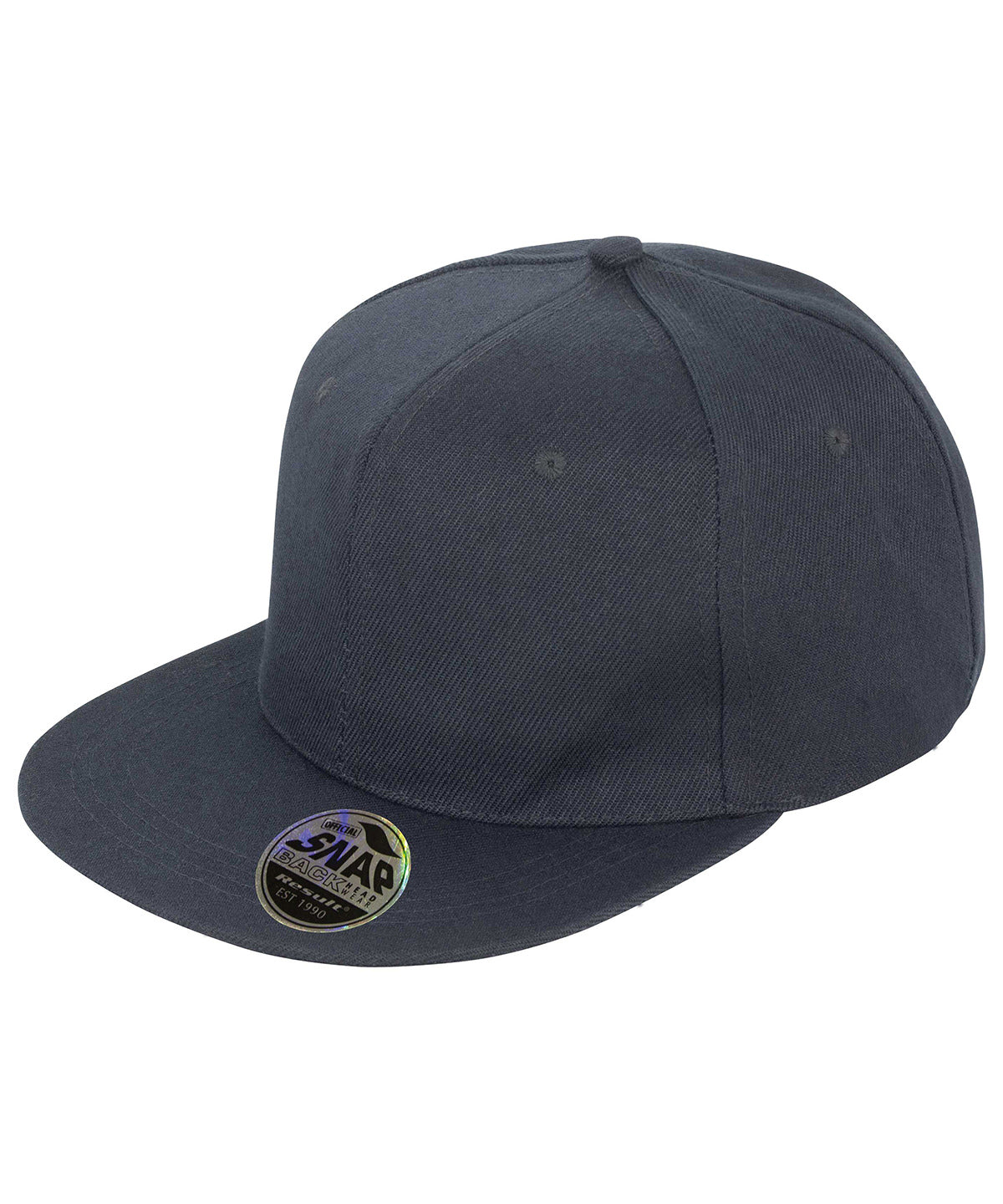 Result Bronx original flat peak snapback cap RC83X