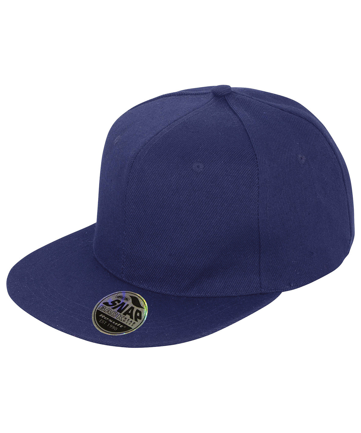 Result Bronx original flat peak snapback cap RC83X