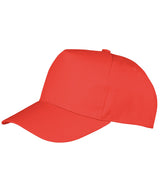 Result Boston 5-panel polycotton printer's cap RC84X