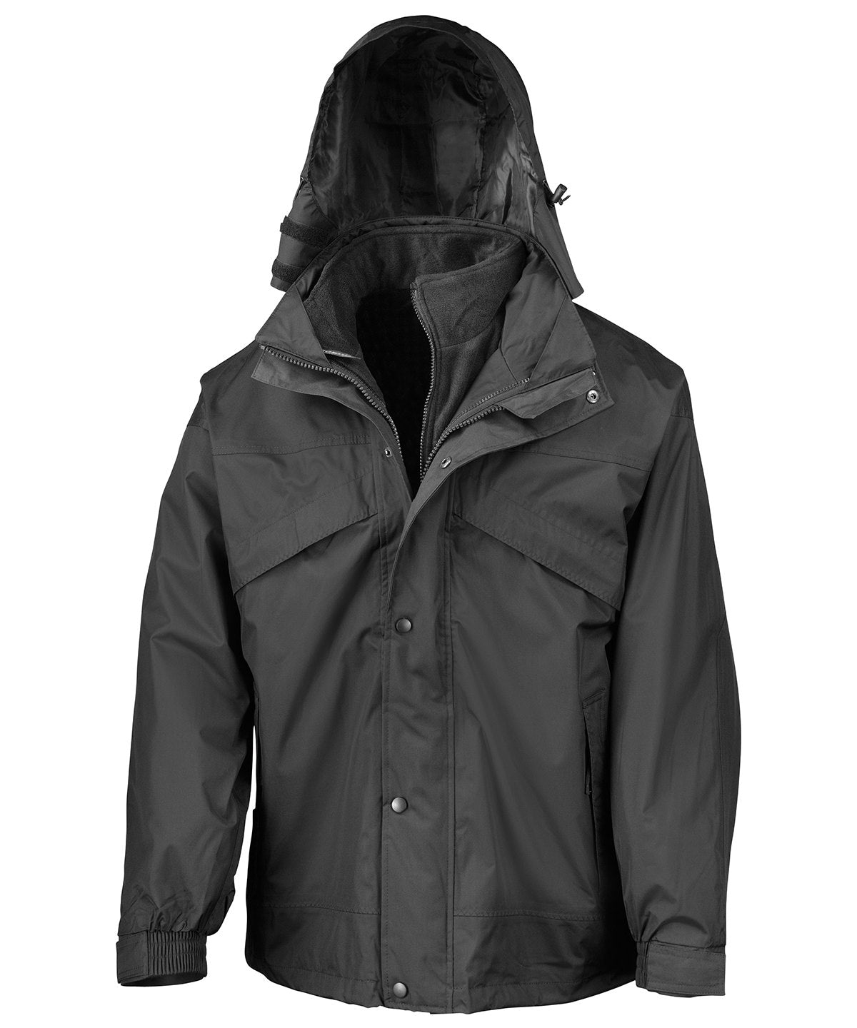 Result 3-in-1 zip and clip jacket RE68A