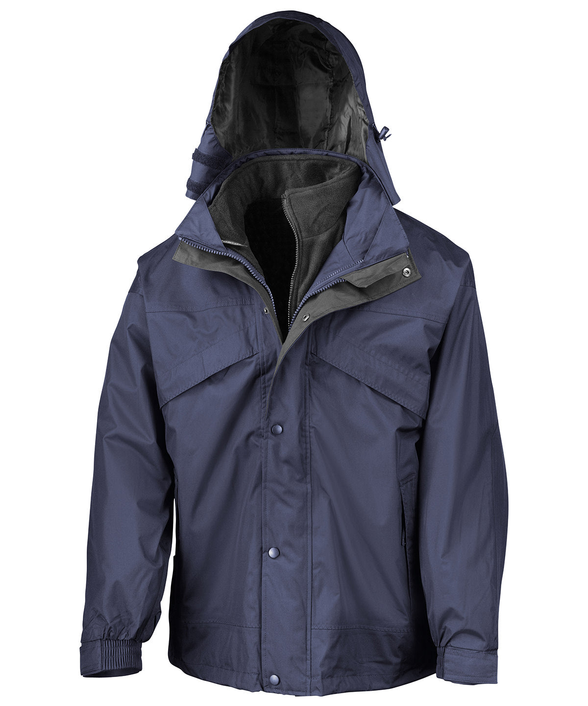 Result 3-in-1 zip and clip jacket RE68A