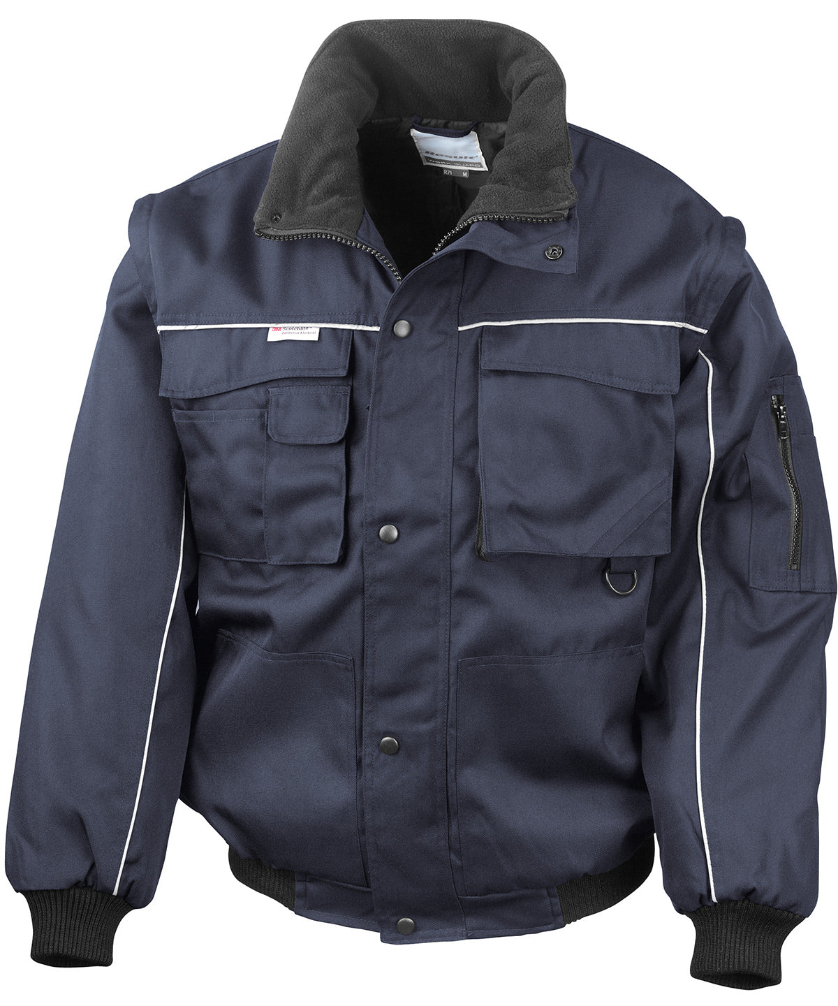 Result Work-Guard zip sleeve heavy-duty pilot jacket RE71A