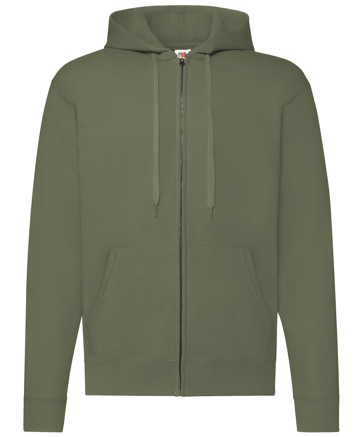 Fruit of the Loom Classic 80/20 hooded sweatshirt jacket 62062