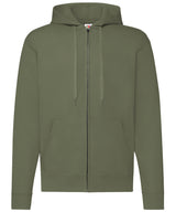 Fruit of the Loom Classic 80/20 hooded sweatshirt jacket 62062