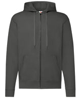 Fruit of the Loom Classic 80/20 hooded sweatshirt jacket 62062