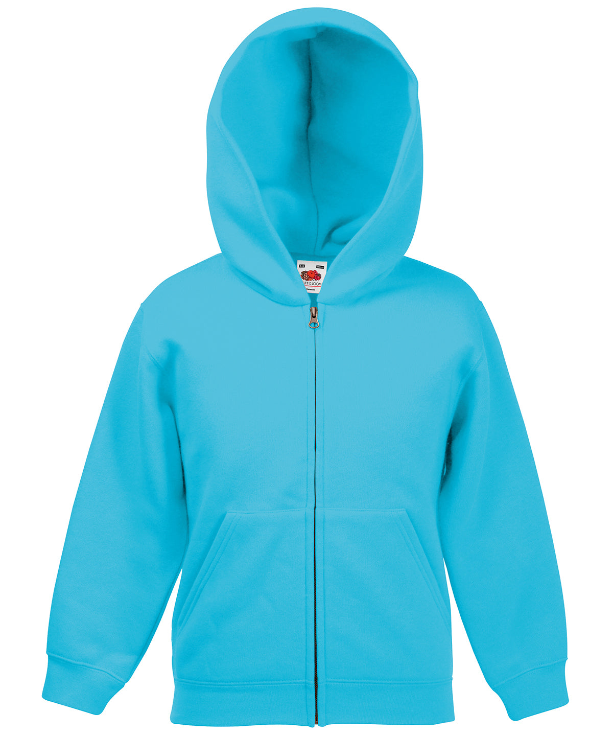 Fruit of the Loom Kids classic hooded sweatshirt jacket 62045