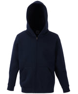 Fruit of the Loom Kids classic hooded sweatshirt jacket 62045