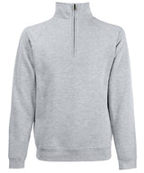 Fruit of the Loom Classic 80/20 zip neck sweatshirt 62114