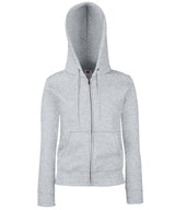 Fruit of the Loom Women's premium 70/30 hooded sweatshirt jacket 62118