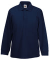 Fruit of the Loom Kids long sleeve 65/35 polo 63201