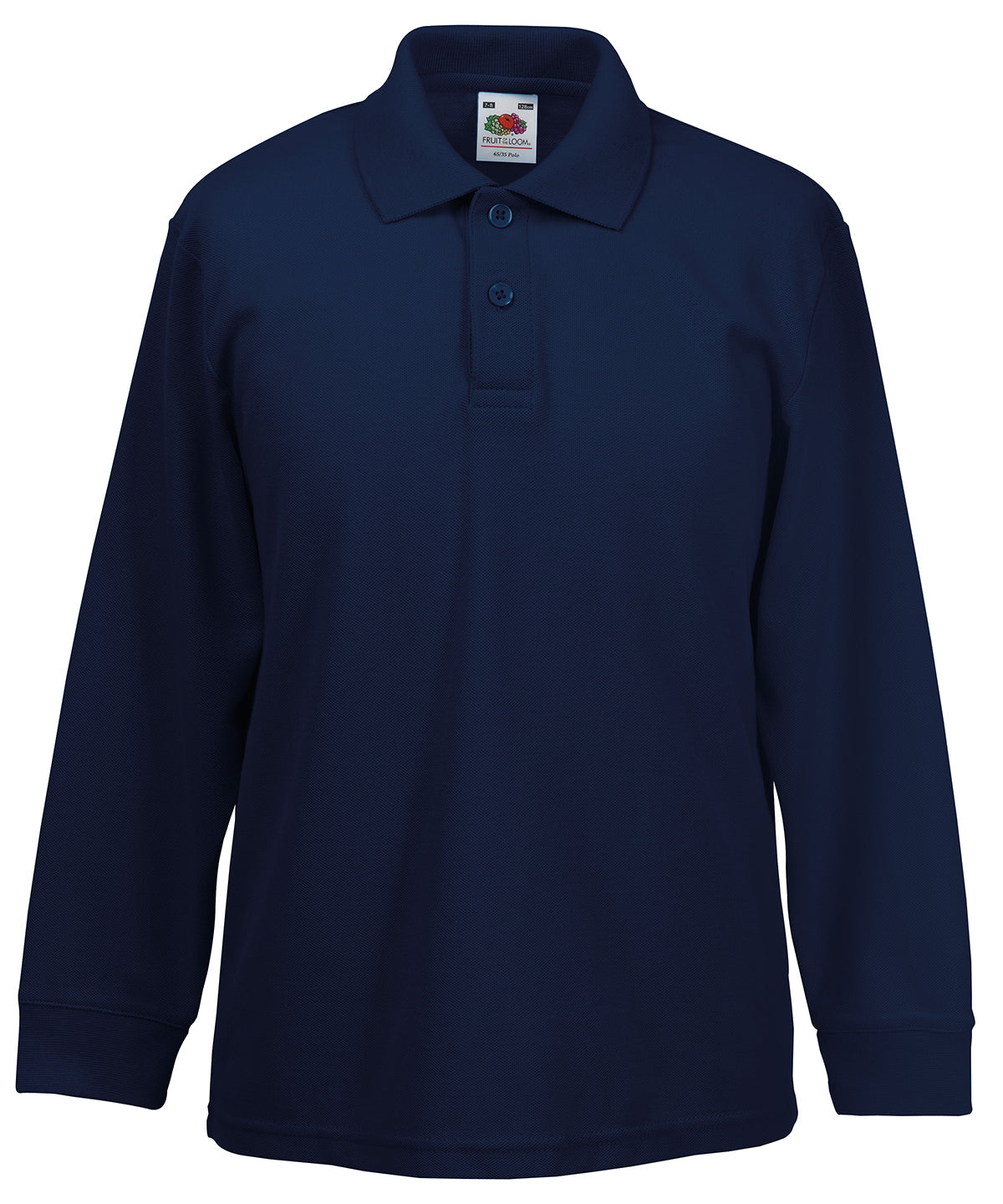 Fruit of the Loom Kids long sleeve 65/35 polo 63201