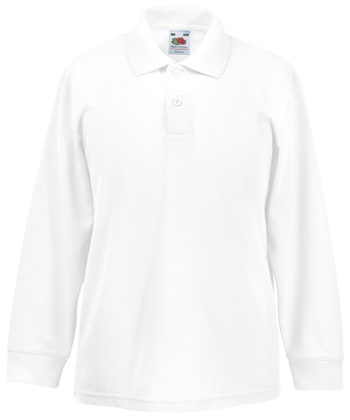Fruit of the Loom Kids long sleeve 65/35 polo 63201