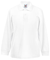 Fruit of the Loom Kids long sleeve 65/35 polo 63201