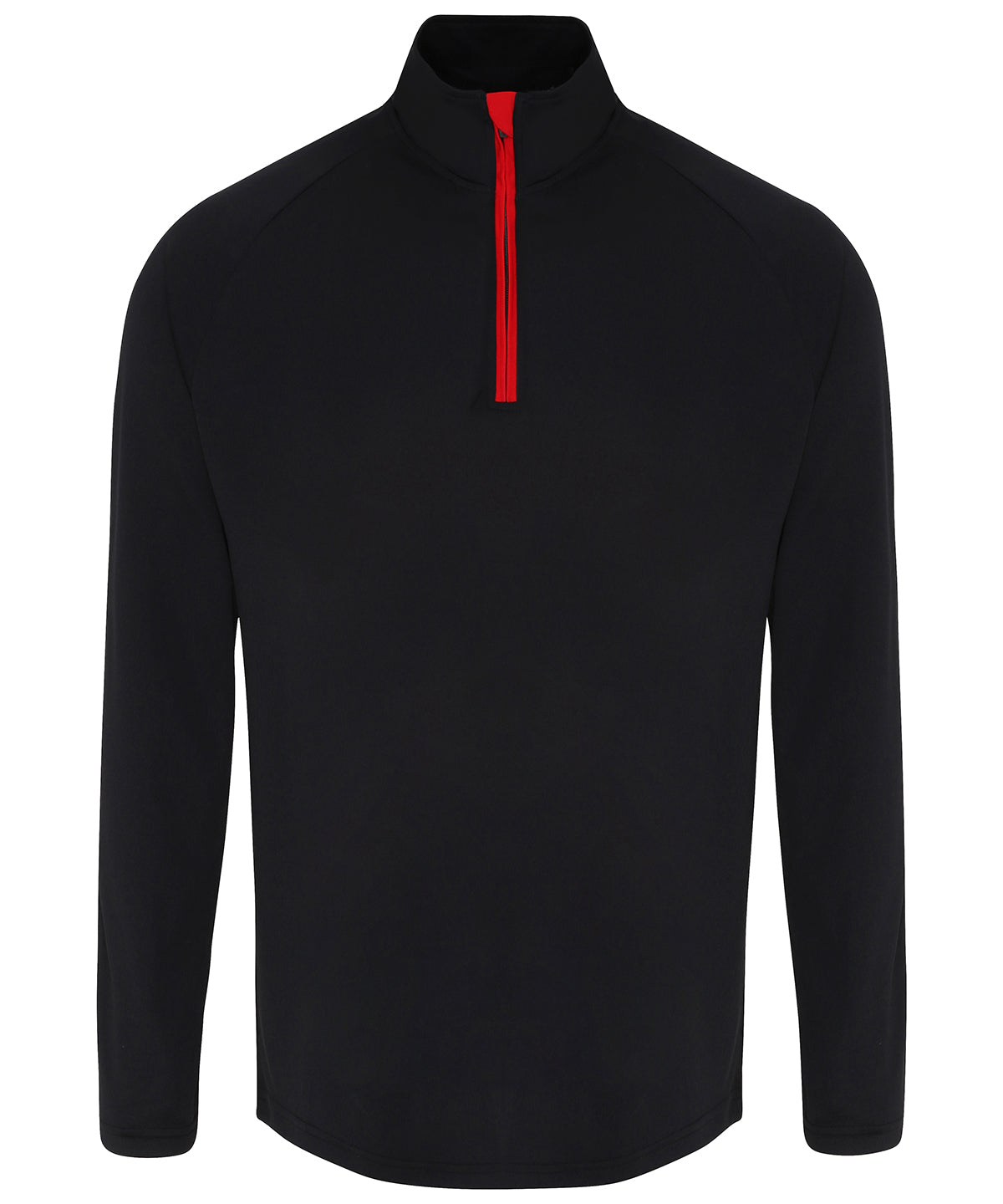 TriDri Men's TriDri long sleeve performance ¼ zip top TR110