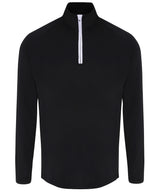 TriDri Men's TriDri long sleeve performance ¼ zip top TR110