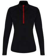 TriDri Women's TriDri long sleeve performance ¼ zip TR120