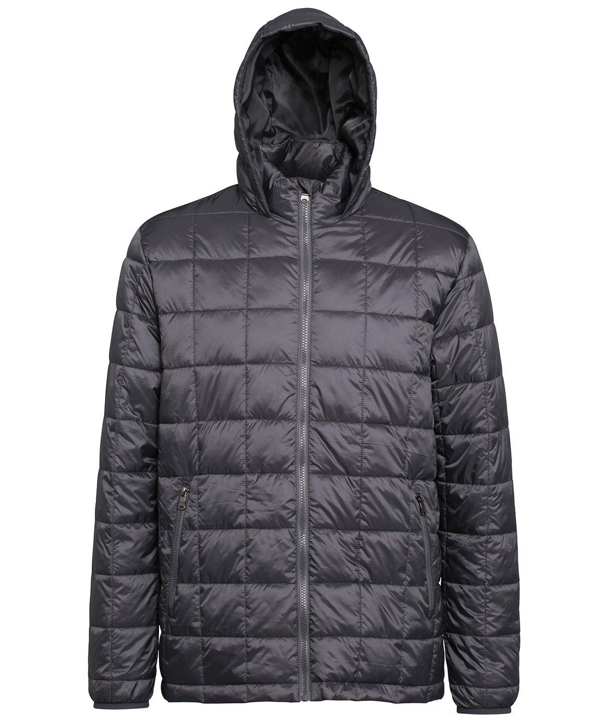 2786 - Box quilt hooded jacket