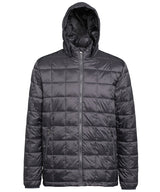 2786 - Box quilt hooded jacket