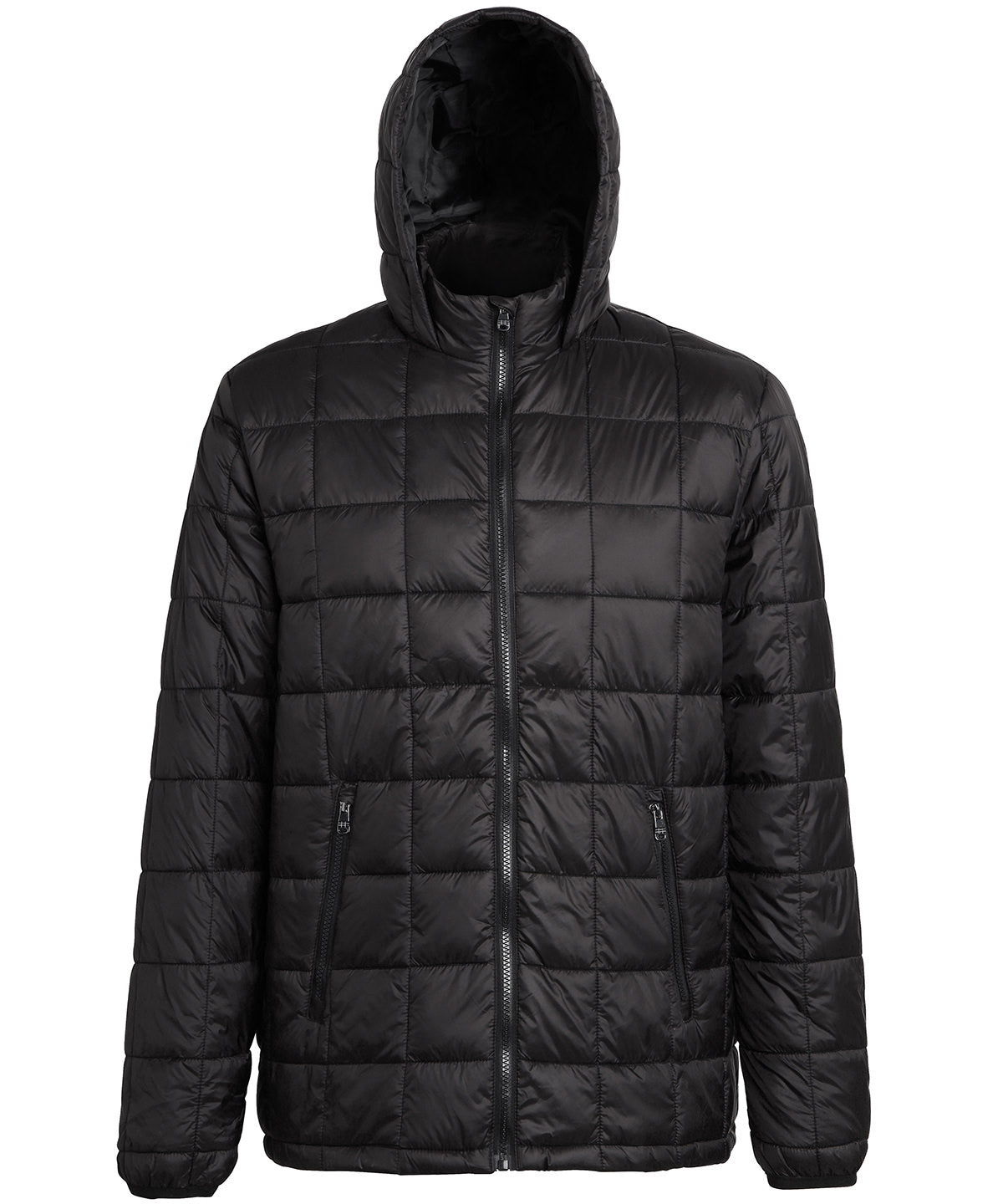 2786 - Box quilt hooded jacket