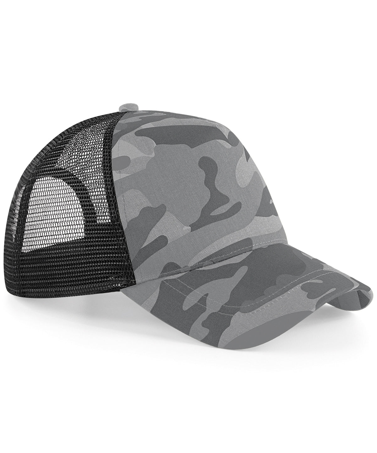 Beechfield Camo snapback trucker BC694