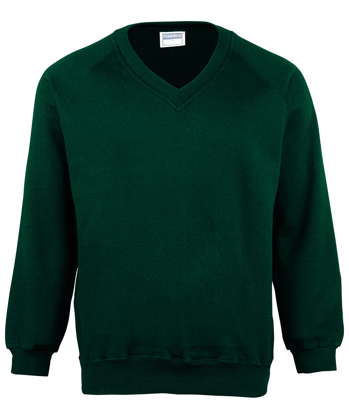 Maddins - Kids Coloursure v-neck sweatshirt