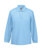 Fruit of the Loom Kids long sleeve 65/35 polo 63201