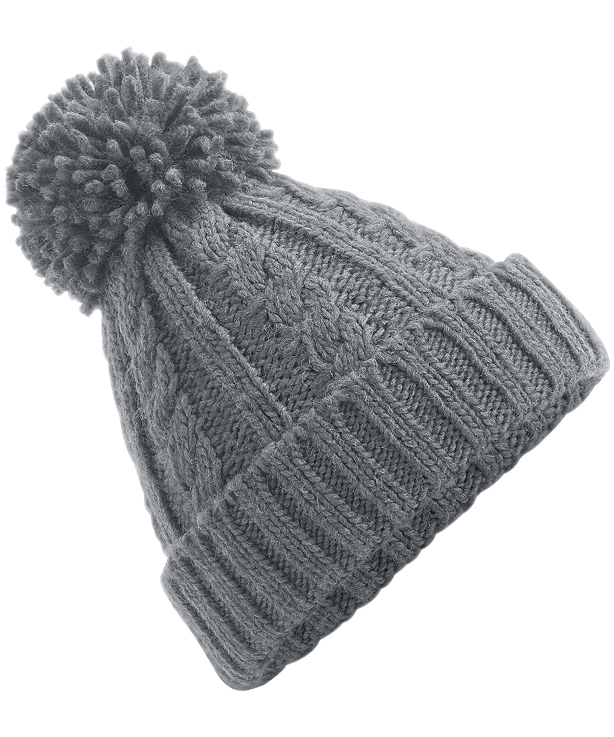 Beechfield Cable knit melange beanie BC480