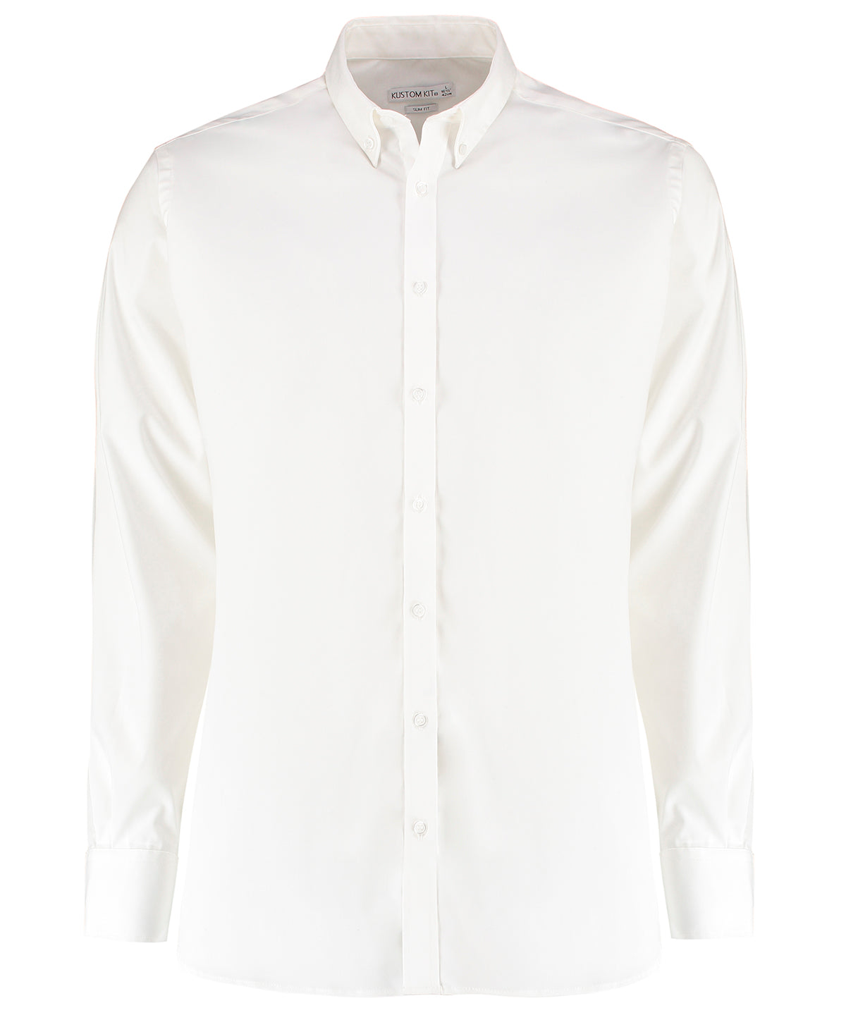 Kustom Kit Stretch Oxford shirt long-sleeved (slim fit) KK182