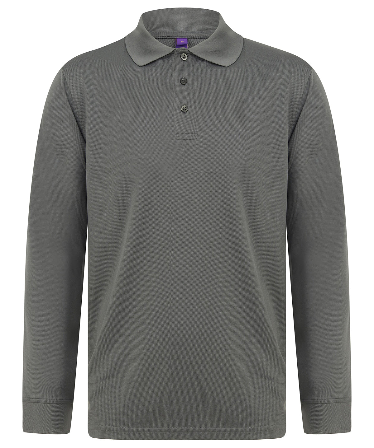 Henbury Long sleeve Coolplus polo shirt HB478