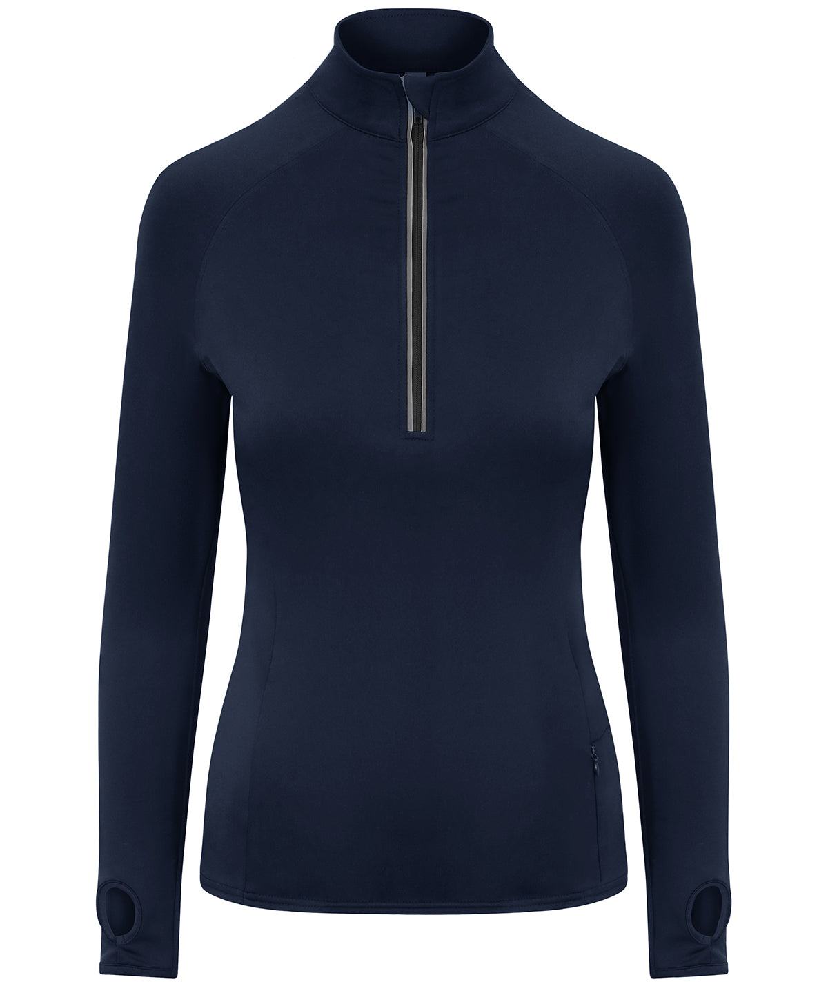 AWDis Just Cool Women's Cool Flex long half-zip top JC035