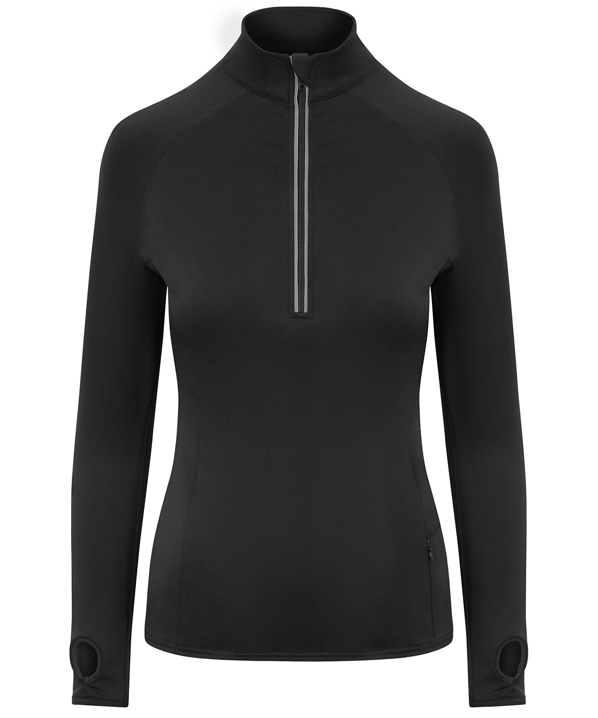 AWDis Just Cool Women's Cool Flex long half-zip top JC035