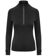 AWDis Just Cool Women's Cool Flex long half-zip top JC035