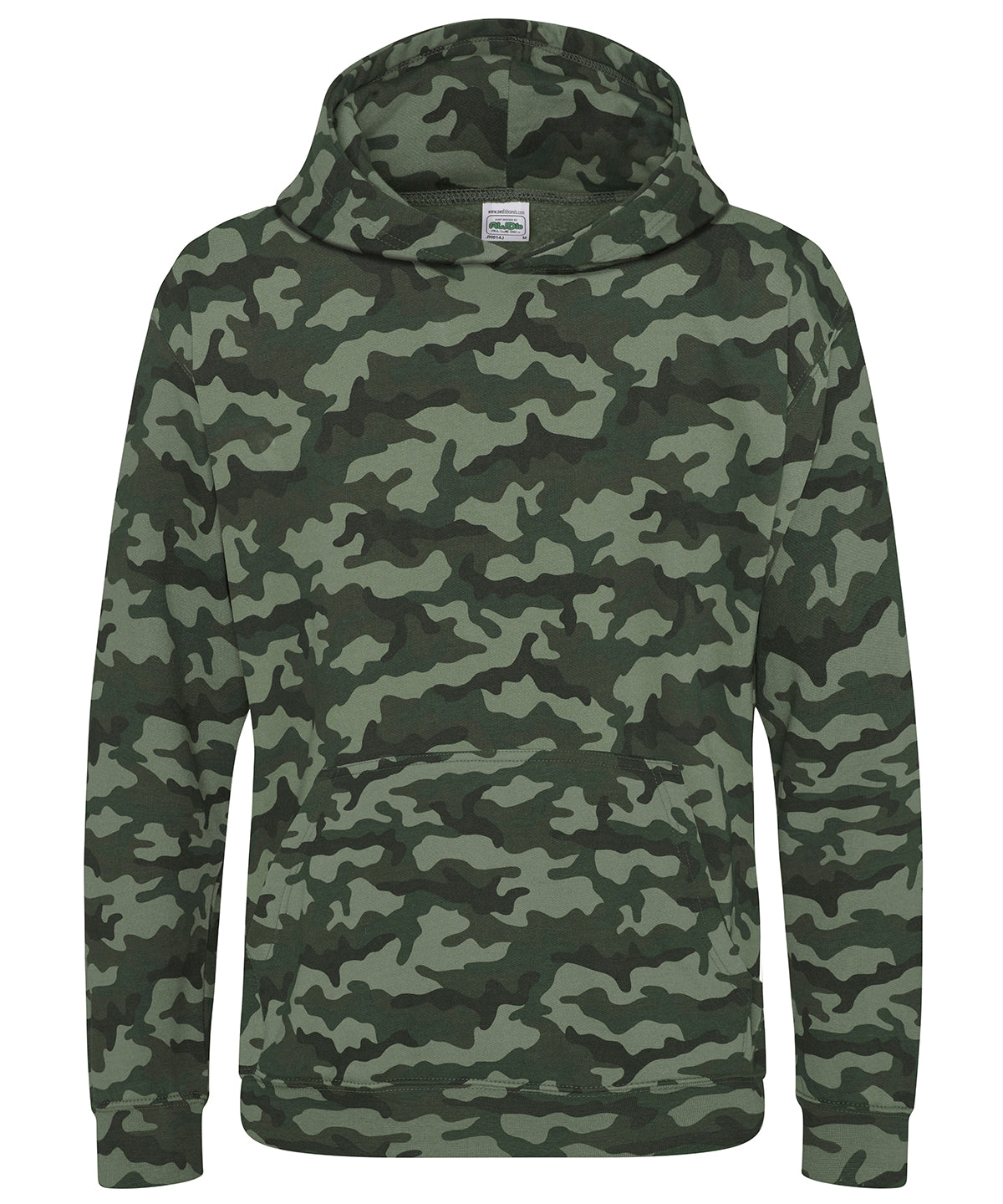 AWDis Just Hoods Kids camo hoodie JH14J