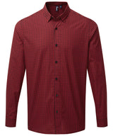 Premier Maxton check long sleeve shirt PR252