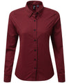 Premier Women's Maxton check long sleeve shirt PR352