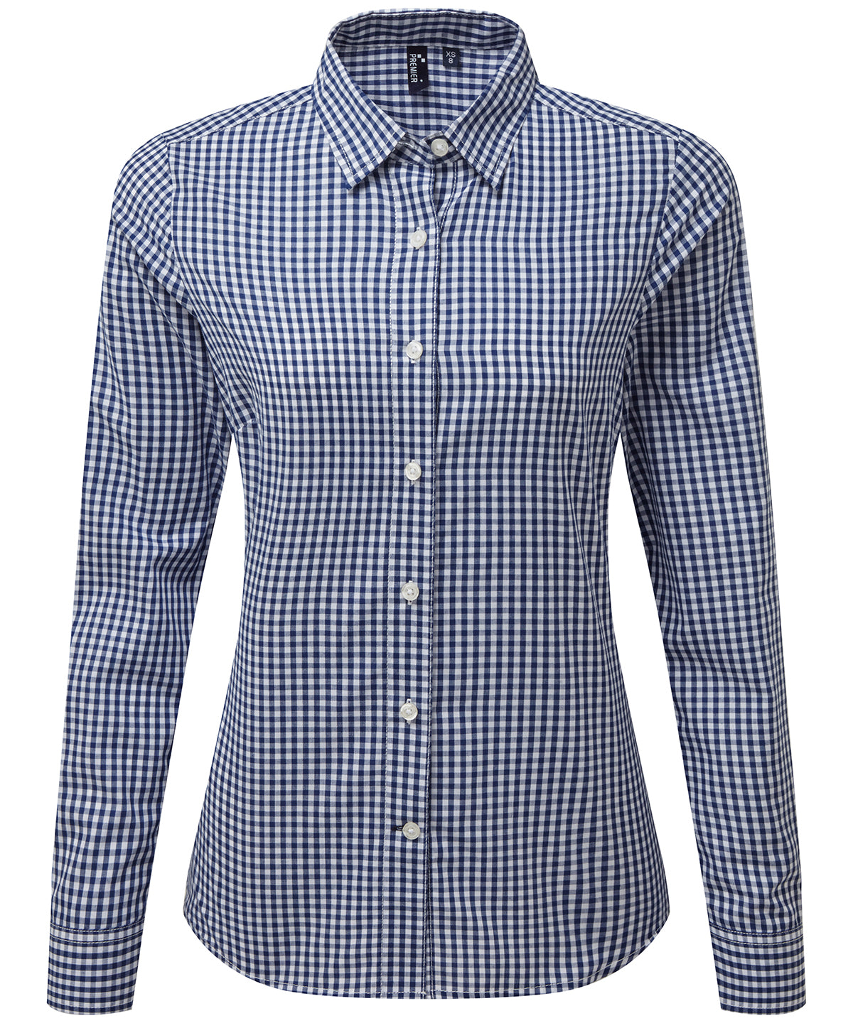Premier Women's Maxton check long sleeve shirt PR352
