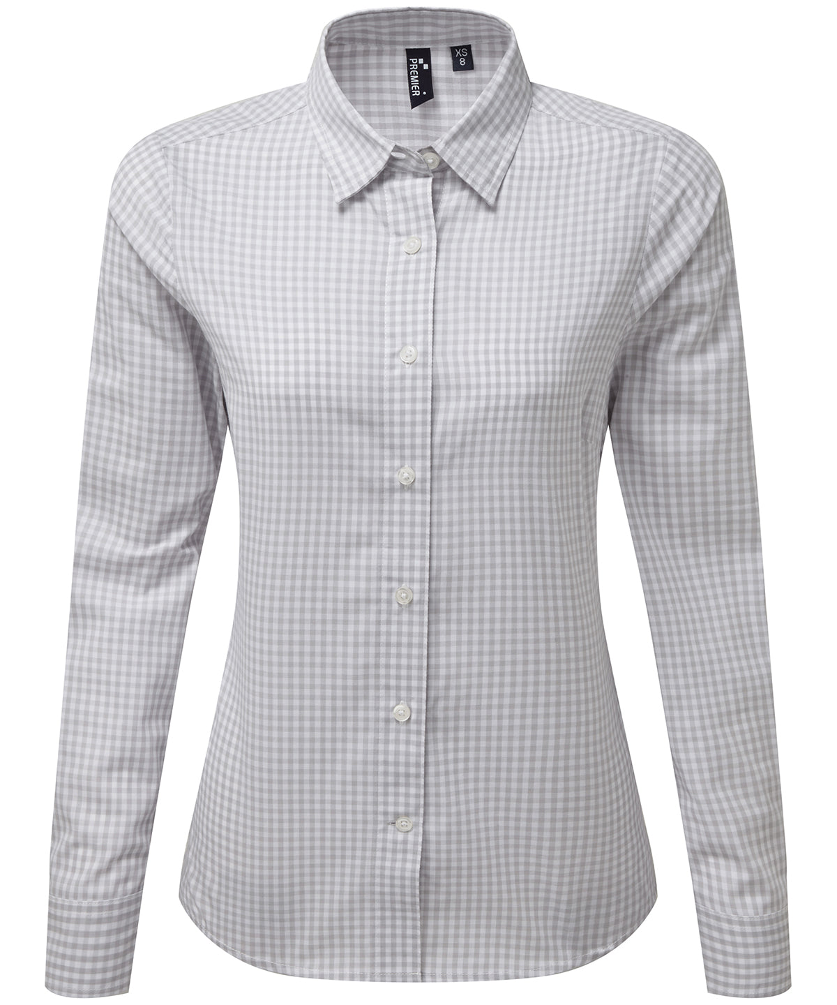 Premier Women's Maxton check long sleeve shirt PR352