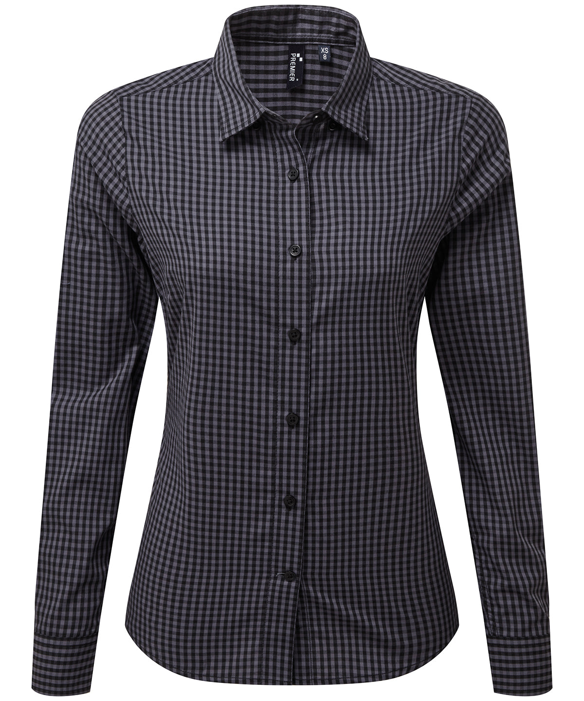 Premier Women's Maxton check long sleeve shirt PR352