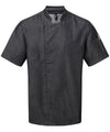 Premier Chef's zip-close short sleeve jacket PR906