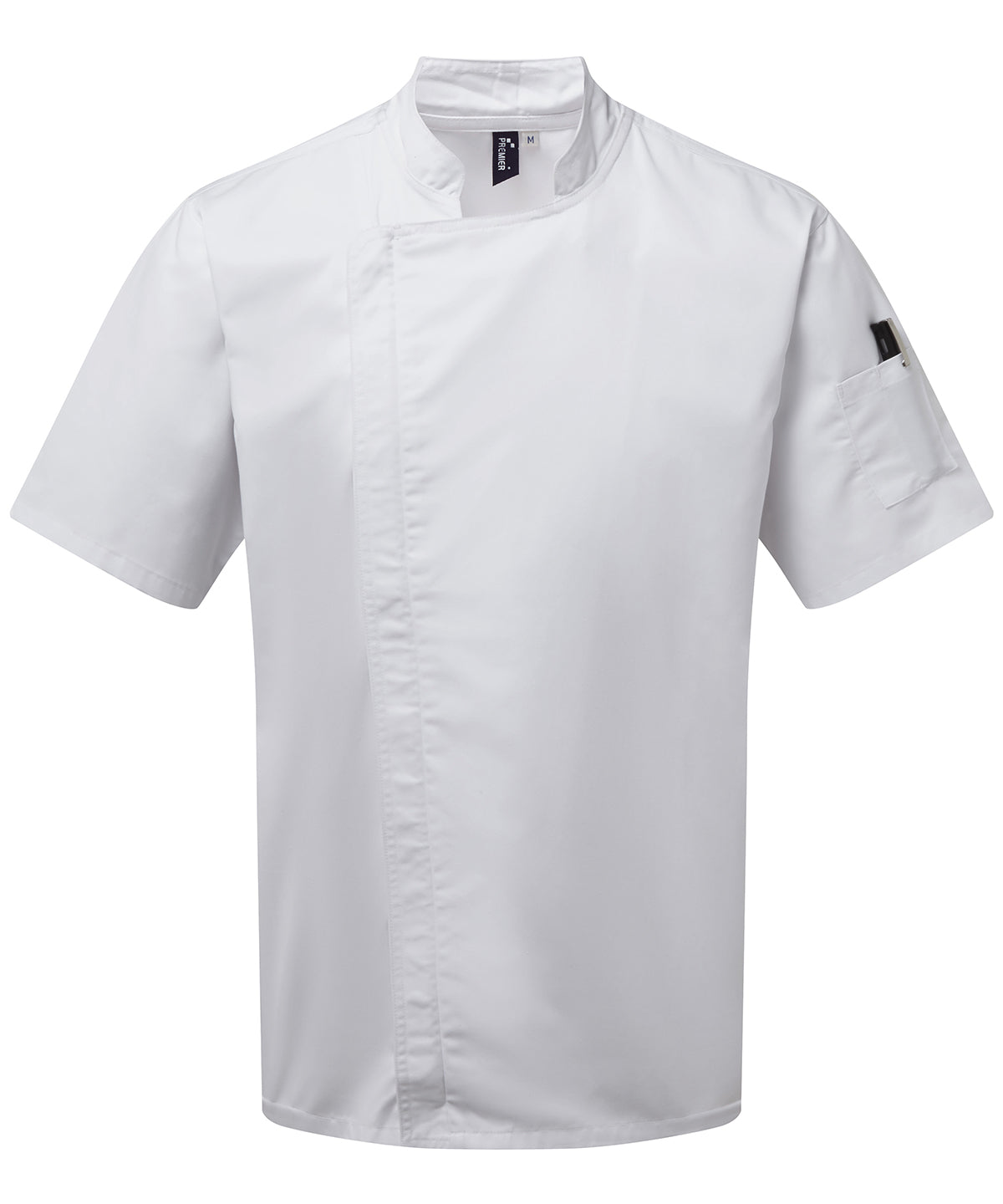 Premier Chef's zip-close short sleeve jacket PR906