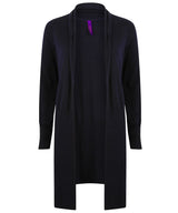 Henbury Women's longline open cardigan HB719