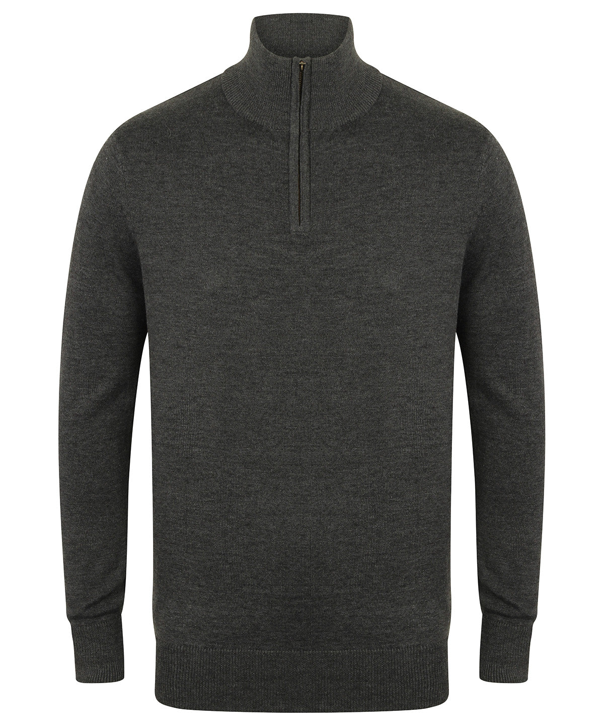 Henbury ¼ zip jumper HB729