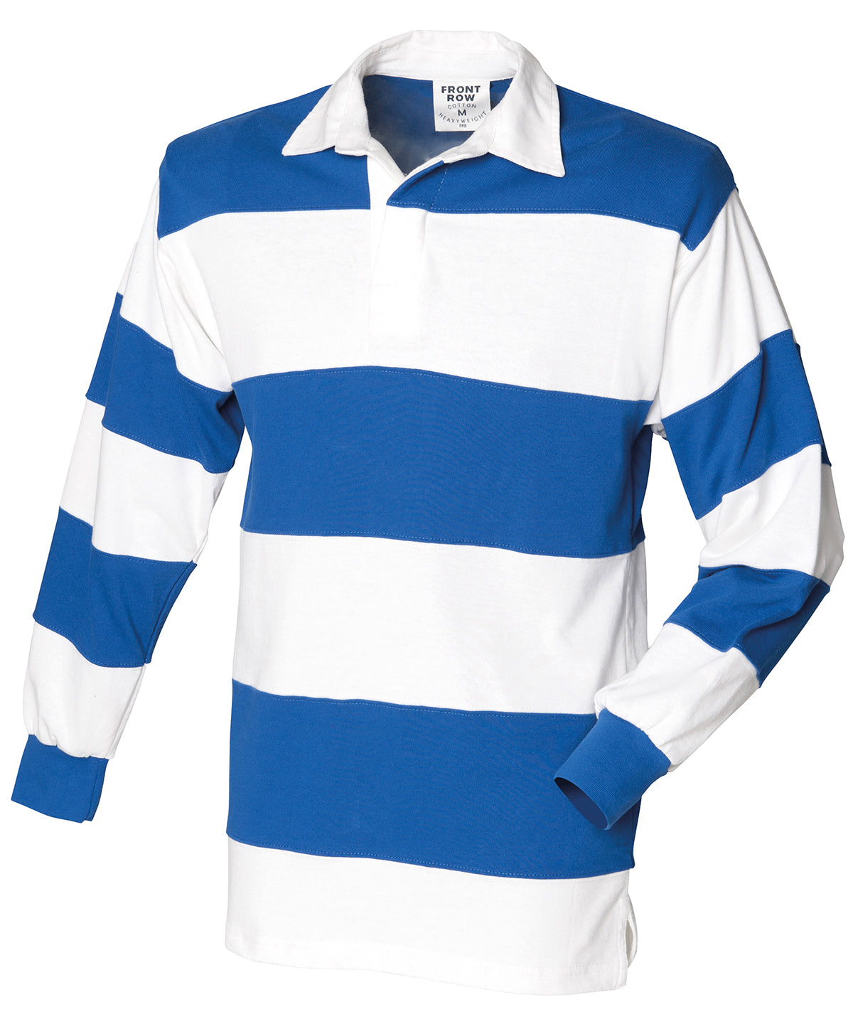 Front Row Sewn stripe long sleeve rugby shirt FR08M