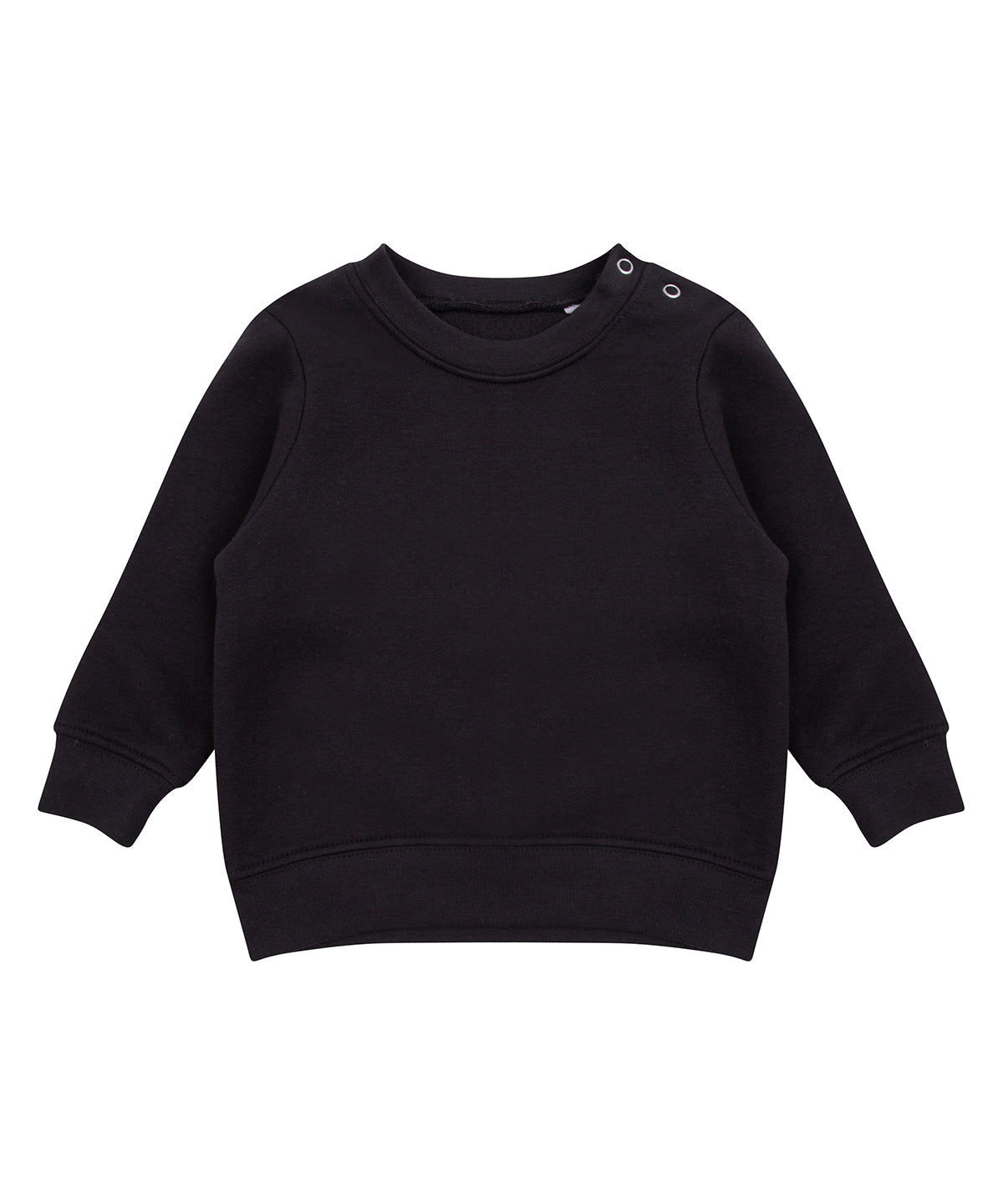 Larkwood Crew Neck Sweatshirt with Shoulder Poppers LW06T