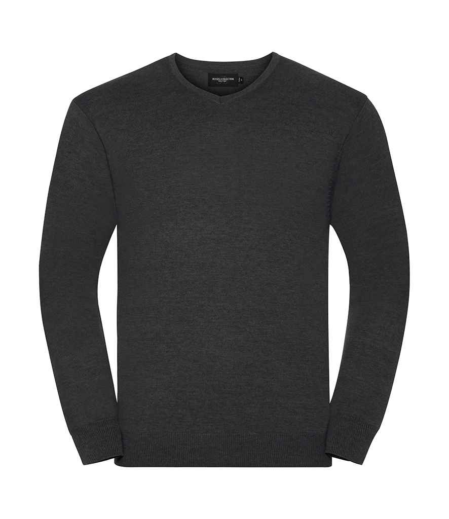 Russell Athletic Collection Cotton Acrylic V Neck Sweater 710M