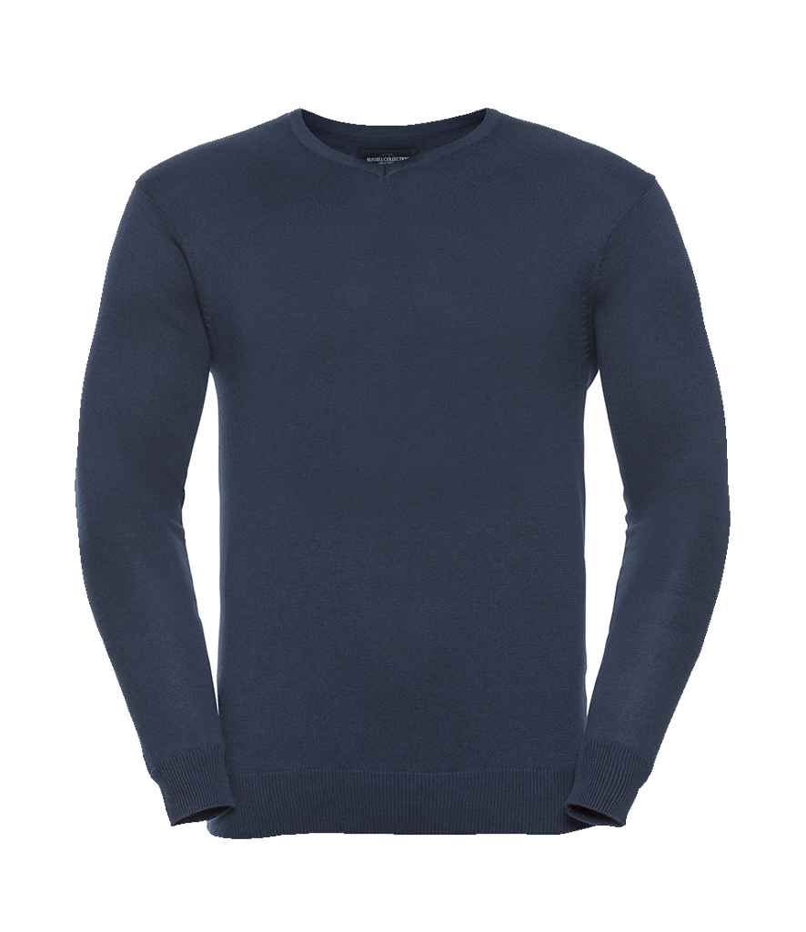 Russell Athletic Collection Cotton Acrylic V Neck Sweater 710M