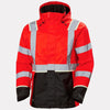 Helly Hansen UC-ME Shell Jacket 71185 - Hi Vis Red/Ebony